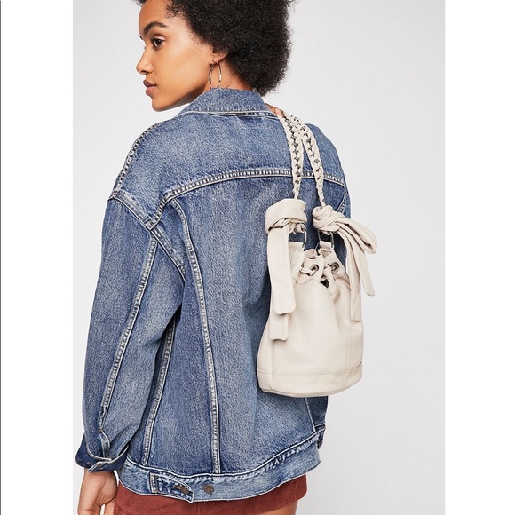 Free People Handbags - Free People Holly Bow Bucket Bag